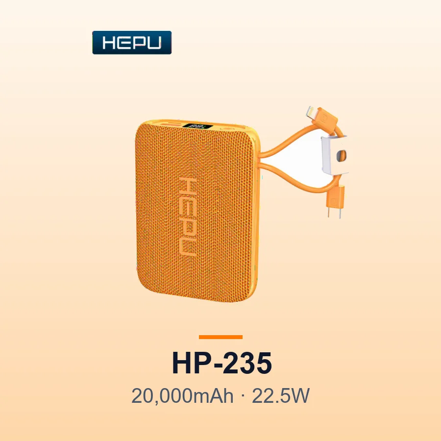 HEPU HP-235 20,000mAh 22.5W Fast Charge Power Bank