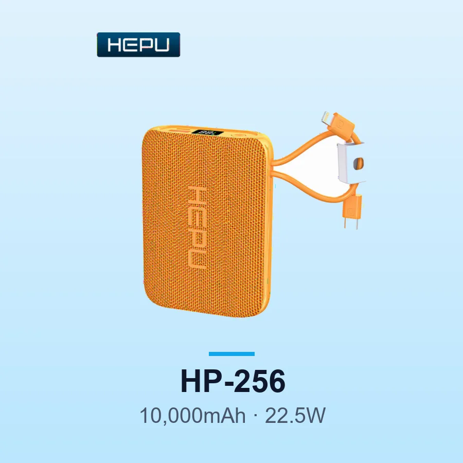 HEPU HP-256 10,000mAh 22.5W Fast Charge Power Bank