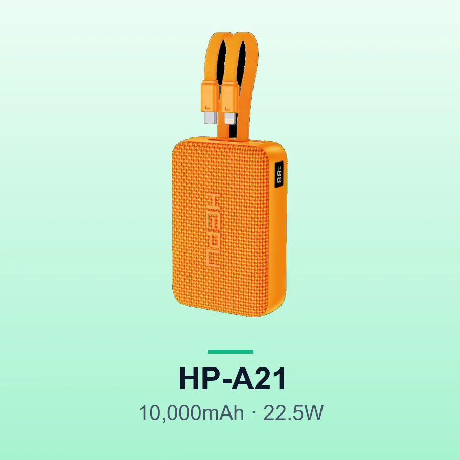 HEPU HP-A21 10,000mAh 22.5W Fast Charge Power Bank