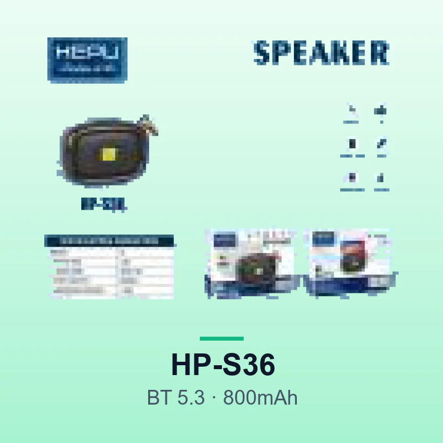 HEPU HP-S36 Bluetooth Speaker