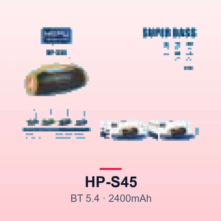 HEPU HP-S45 Bluetooth Speaker